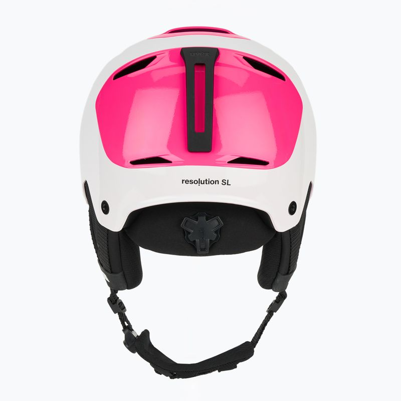 Casco da sci UVEX Resolution SL white/pink 4