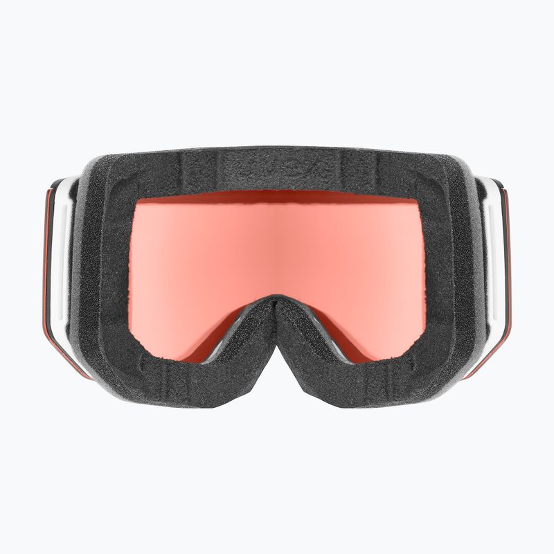 Maschera da sci Uvex Lace Attract FM white matt/mirror silver 10