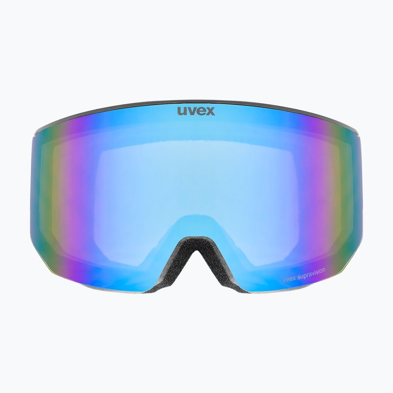 Maschera da sci Uvex Lace Attract FM black matt/mirror blue 7