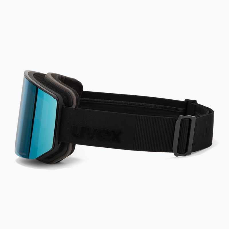 Maschera da sci Uvex Lace Attract FM black matt/mirror ice 5