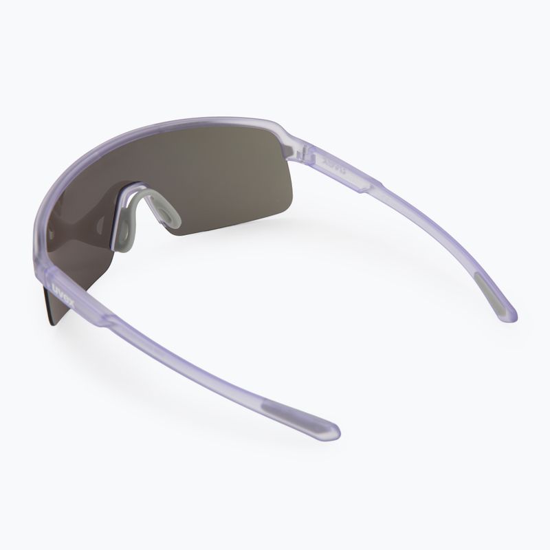 Occhiali da sole Uvex Dyrt clear purple/mirror red 2