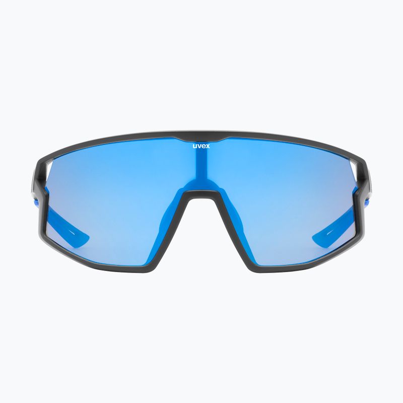 Occhiali da sole Uvex Skyryse black matt/mirror blue 2
