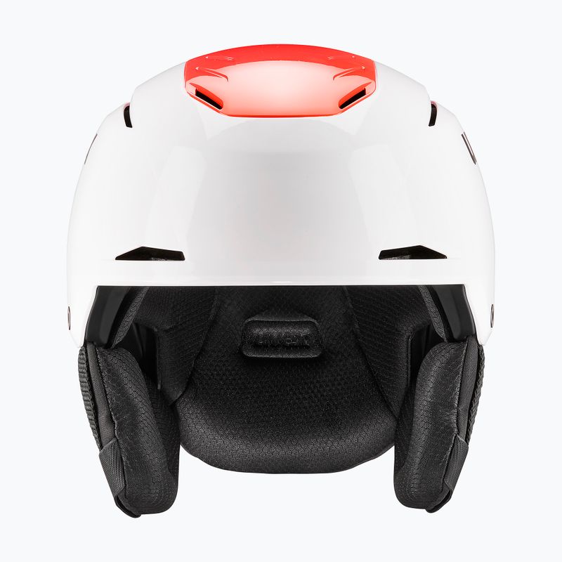 Casco da sci UVEX Resolution SL white/electric red 2
