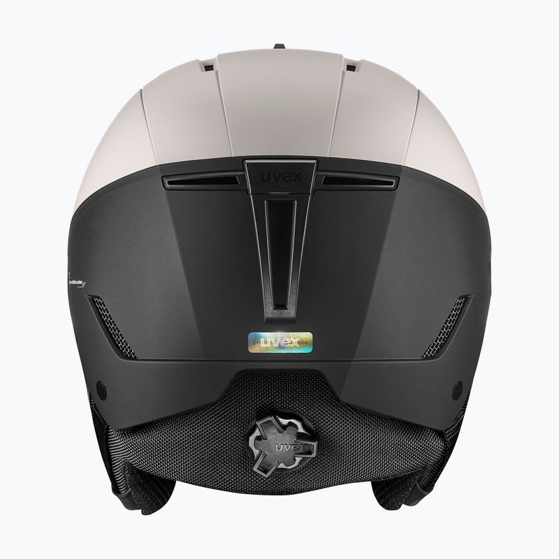 Casco da sci UVEX Stance warm grey/black matt 3