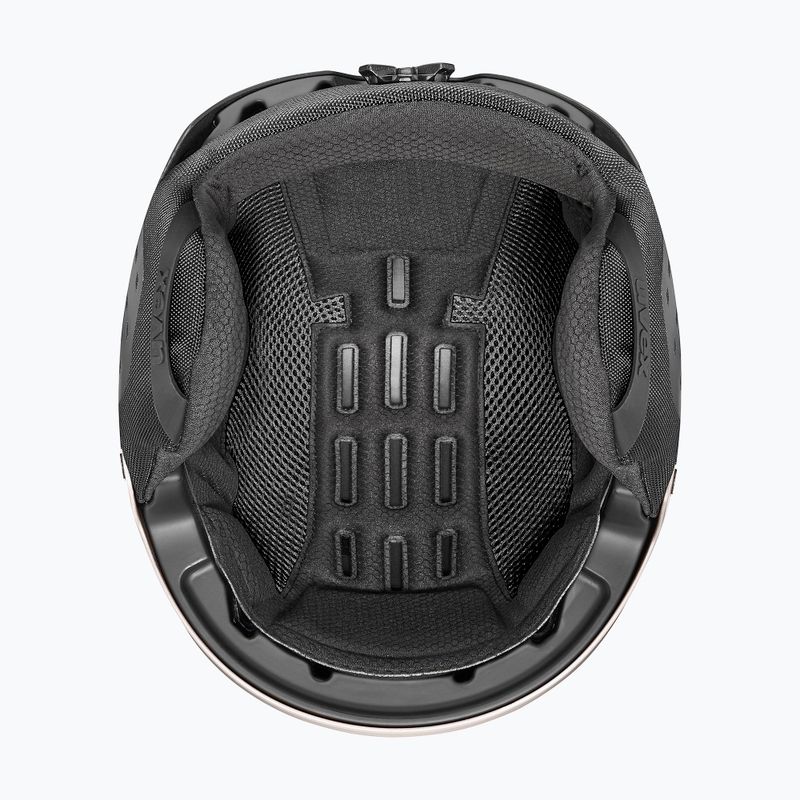 Casco da sci UVEX Stance warm grey/black matt 5