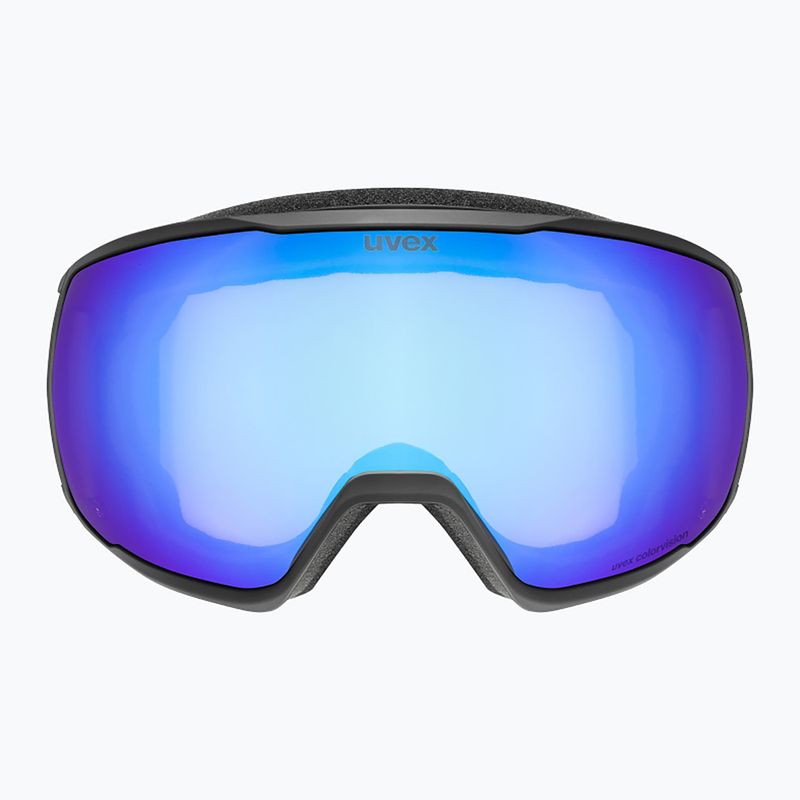 Maschera da sci UVEX Ultimate Victorious CV S2 black matt/mirror sapphire 2