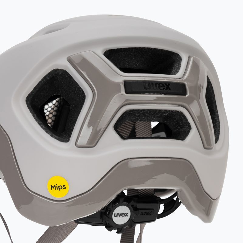 Casco da ciclismo UVEX React MIPS warm grey matt 7