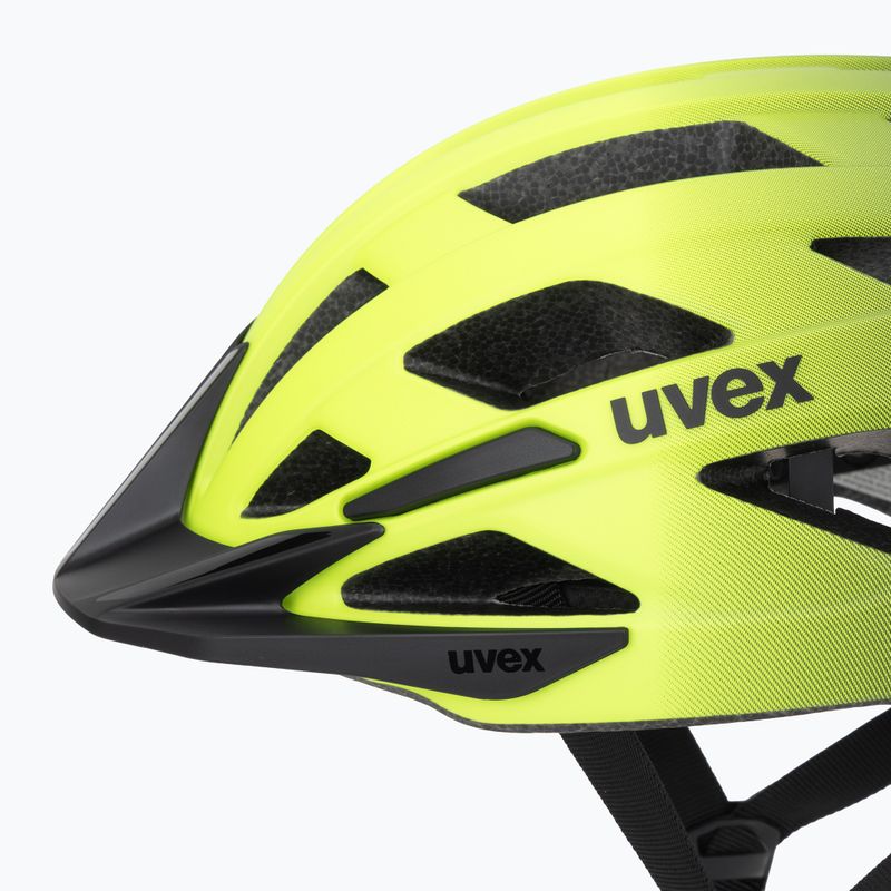 Casco da ciclismo UVEX I-vo 2 neon yellow/black matt 7