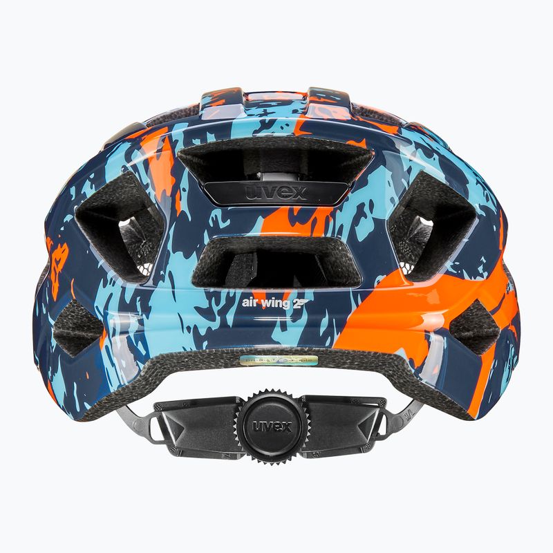Casco da bici per bambini UVEX Air Wing 2 papaya/bubble blue 3