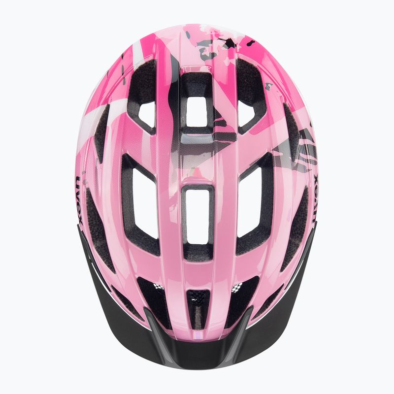 Casco da bici per bambini UVEX Air Wing 2 strawberry/black 11