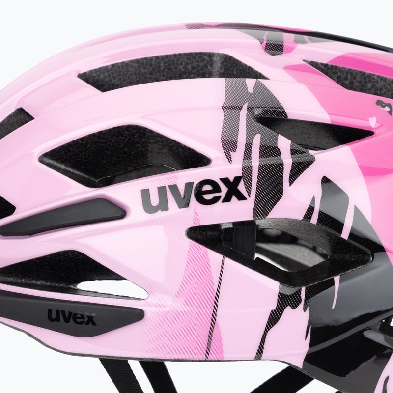 Casco da bici per bambini UVEX Air Wing 2 strawberry/black 7