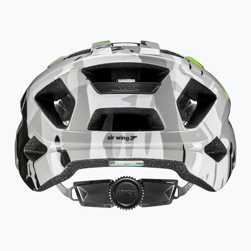 Casco da bici per bambini UVEX Air Wing 2 neon yellow/black 3