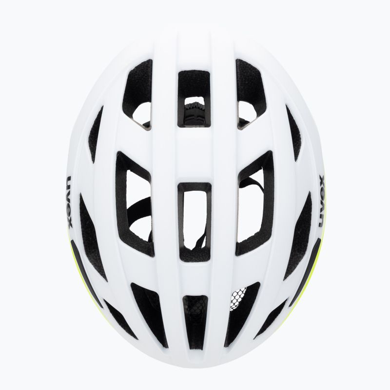 Casco da ciclismo UVEX I-Volute white/neon yellow matt 6