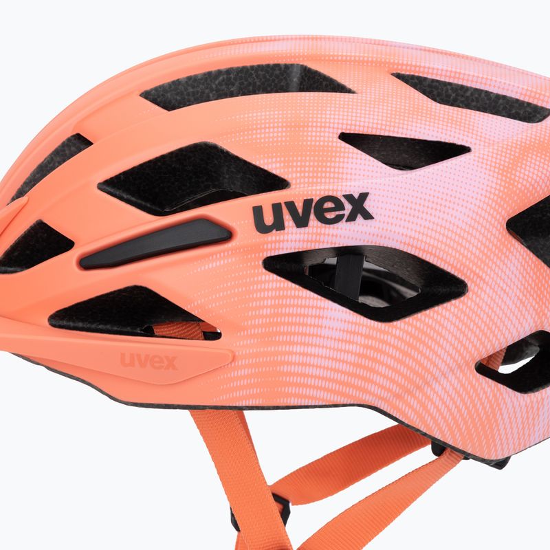 Casco da bici per bambini UVEX Air Wing 2 CC coral/strawberry matt 7