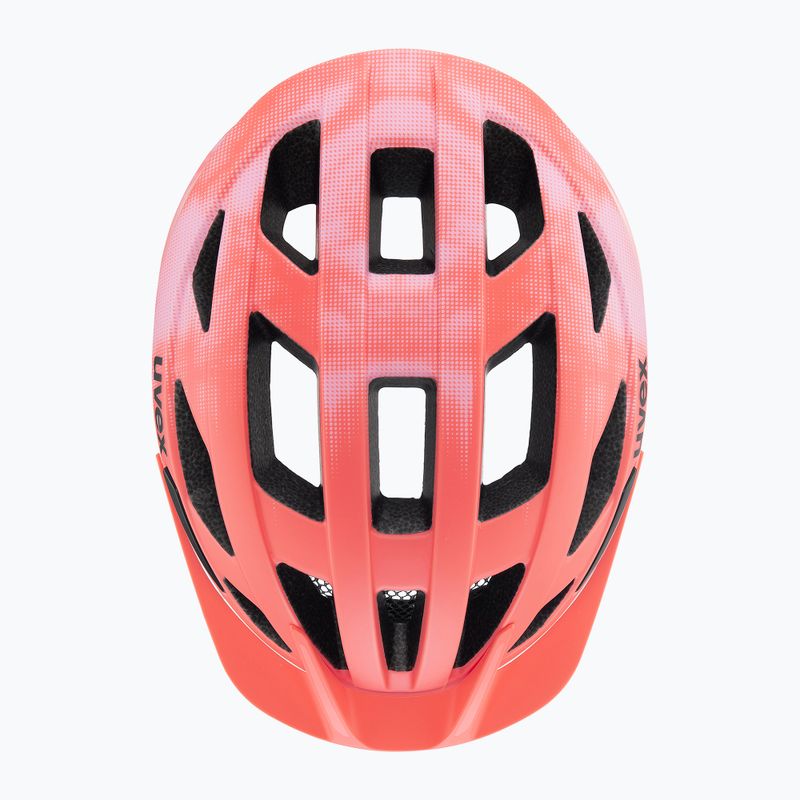 Casco da bici per bambini UVEX Air Wing 2 CC coral/strawberry matt 4