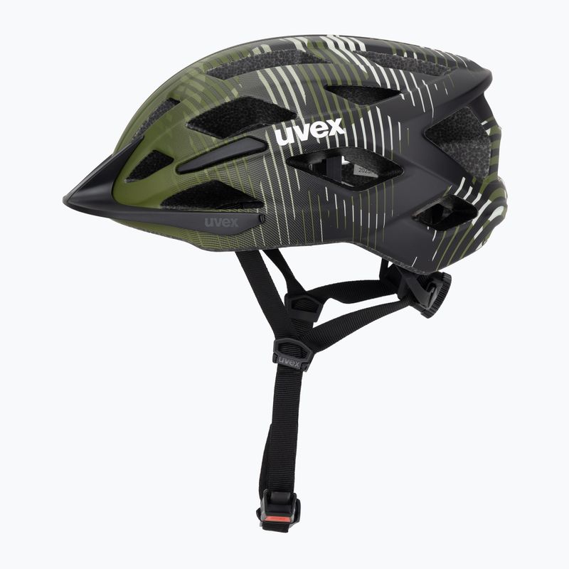 Casco da bici per bambini UVEX Air Wing 2 CC dark olive/black matt 3
