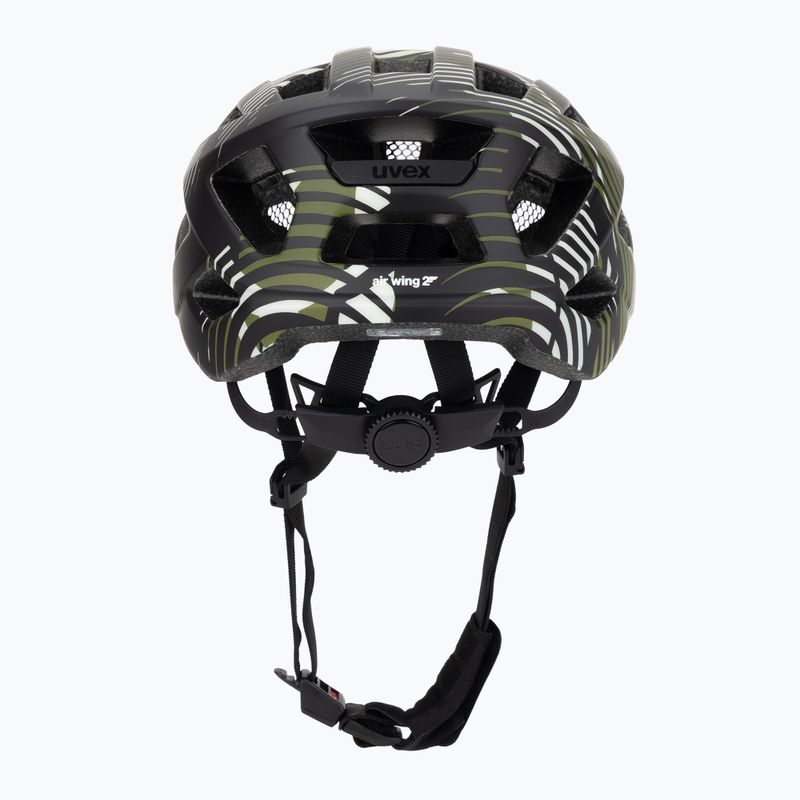 Casco da bici per bambini UVEX Air Wing 2 CC dark olive/black matt 4