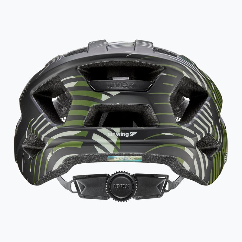 Casco da bici per bambini UVEX Air Wing 2 CC dark olive/black matt 3