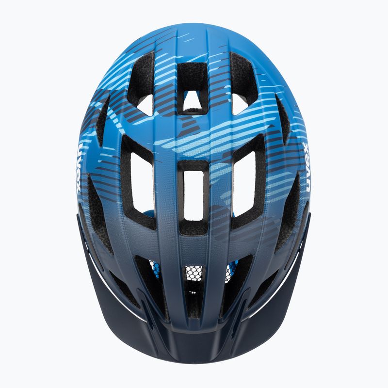 Casco da bici per bambini UVEX Air Wing 2 CC dusk/bubble blue matt 6