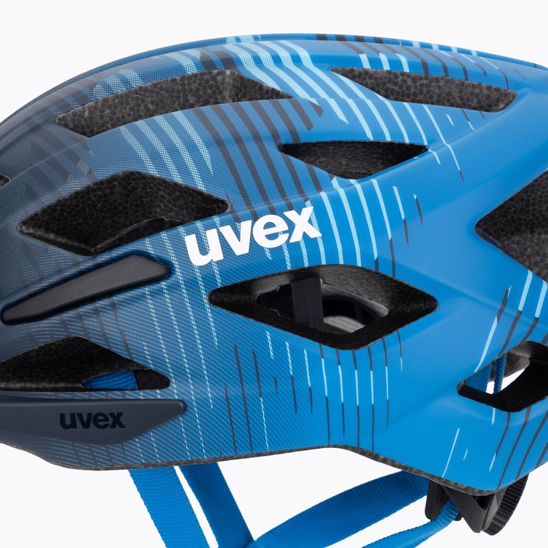 Casco da bici per bambini UVEX Air Wing 2 CC dusk/bubble blue matt 7
