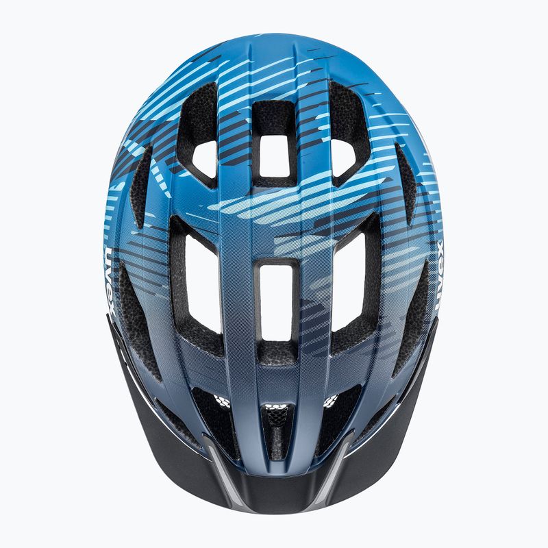 Casco da bici per bambini UVEX Air Wing 2 CC dusk/bubble blue matt 11