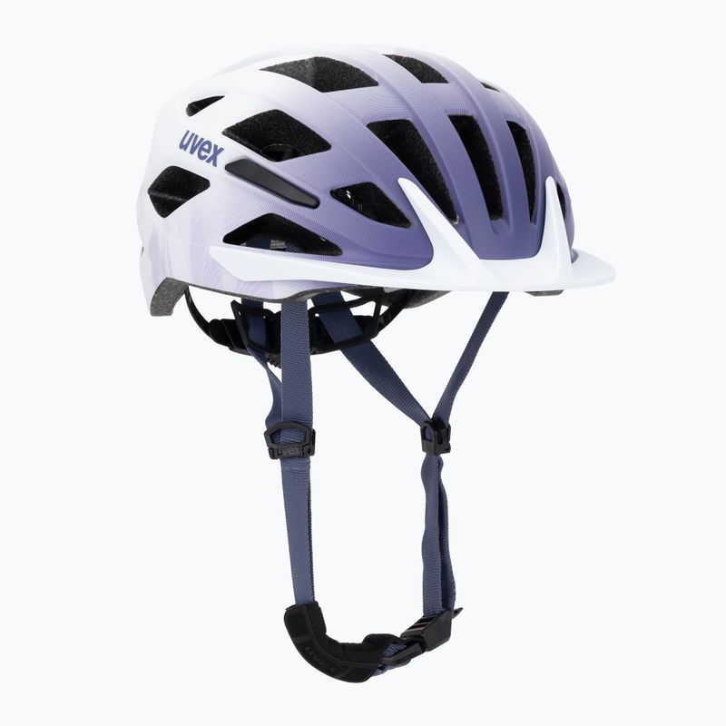 Casco da bici per bambini UVEX Air Wing 2 CC lilac/white matt