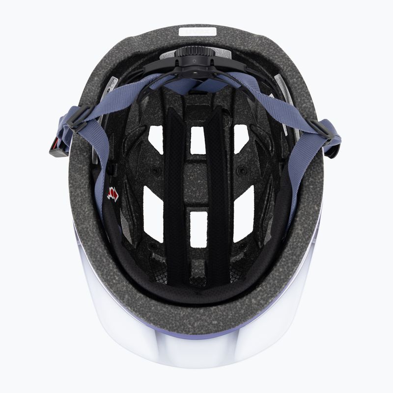 Casco da bici per bambini UVEX Air Wing 2 CC lilac/white matt 5