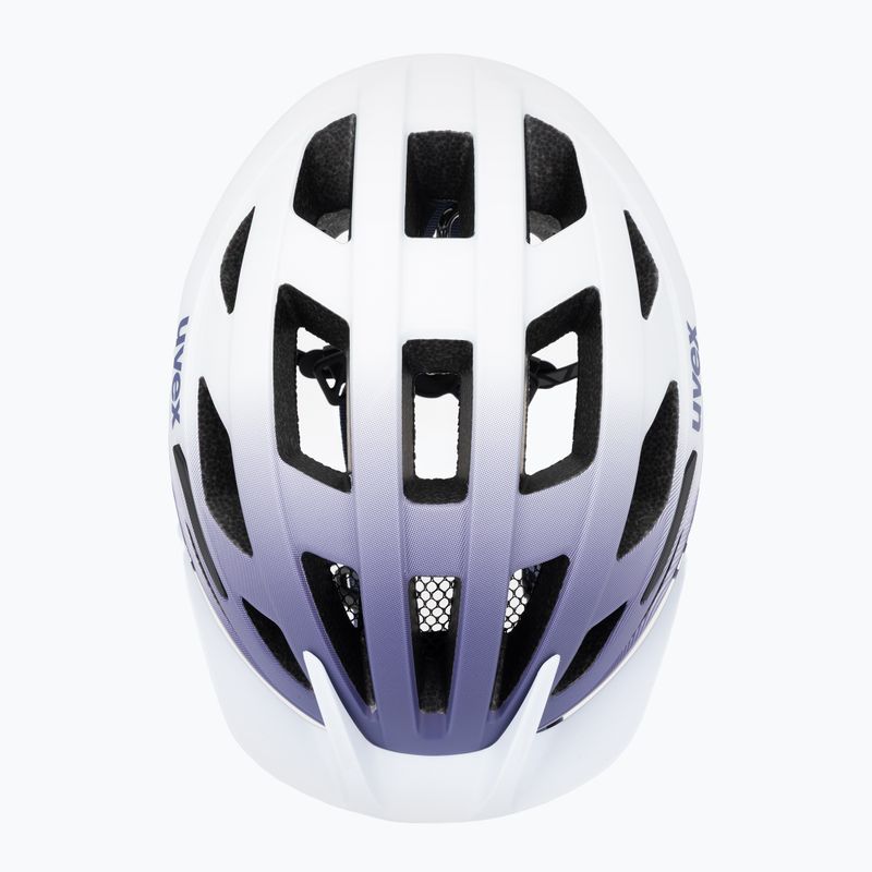 Casco da bici per bambini UVEX Air Wing 2 CC lilac/white matt 6