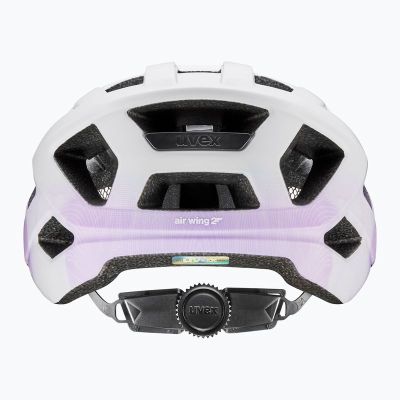 Casco da bici per bambini UVEX Air Wing 2 CC lilac/white matt 10