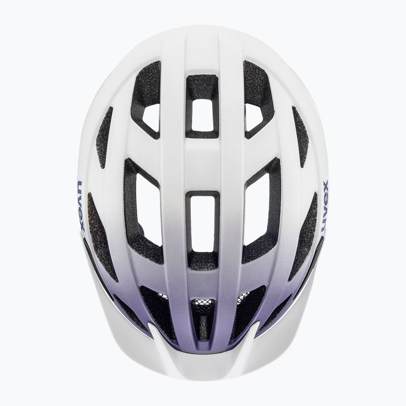 Casco da bici per bambini UVEX Air Wing 2 CC lilac/white matt 11