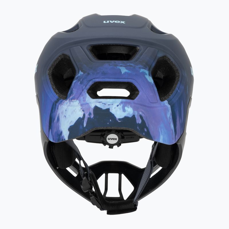 Casco da bici per bambini UVEX React Fullface Jr dusk blue matt 4