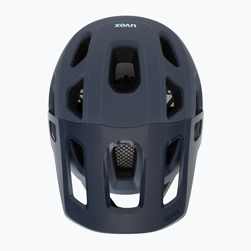 Casco da bici per bambini UVEX React Fullface Jr dusk blue matt 6