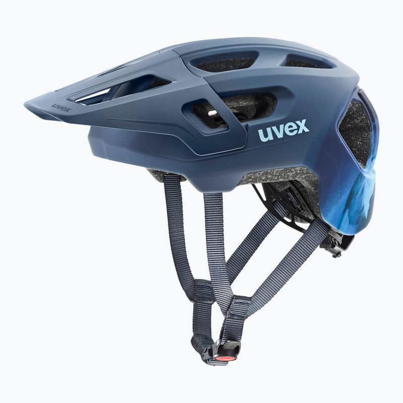 Casco da bici per bambini UVEX React Fullface Jr dusk blue matt 2