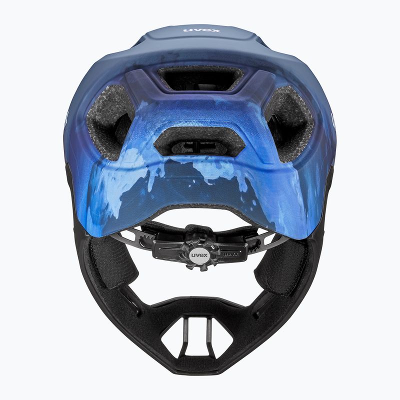 Casco da bici per bambini UVEX React Fullface Jr dusk blue matt 4