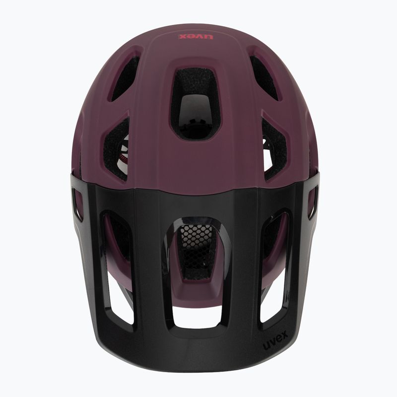Casco da bici per bambini UVEX React Fullface Jr cranberry matt 6
