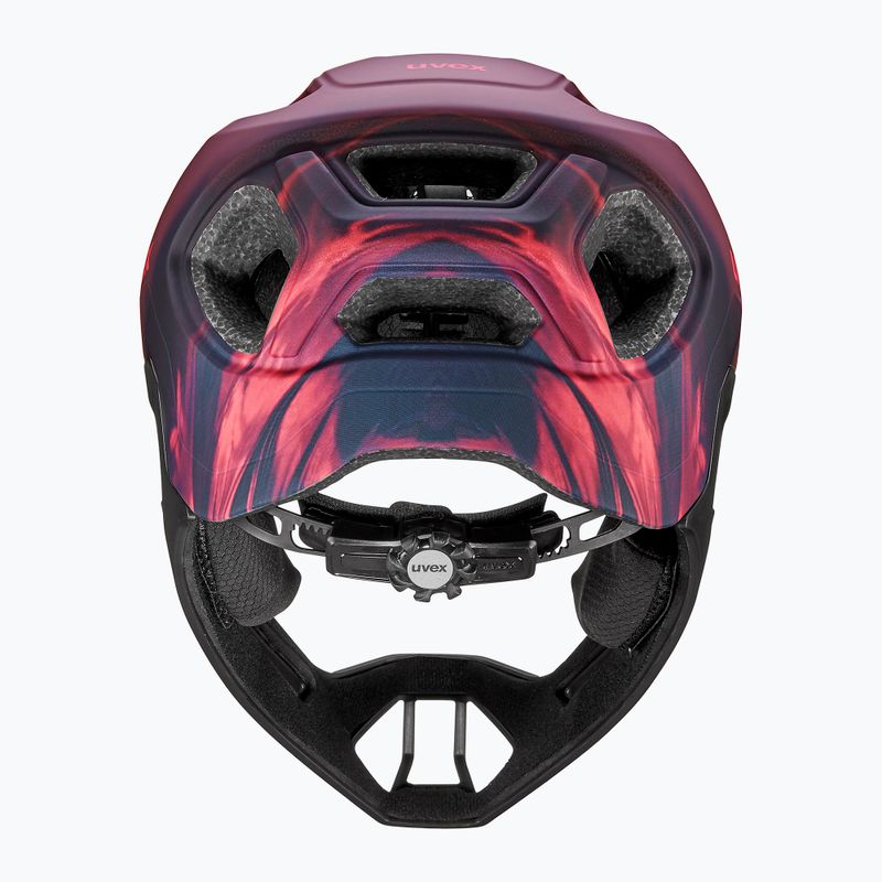 Casco da bici per bambini UVEX React Fullface Jr cranberry matt 4