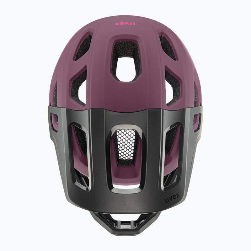 Casco da bici per bambini UVEX React Fullface Jr cranberry matt 5