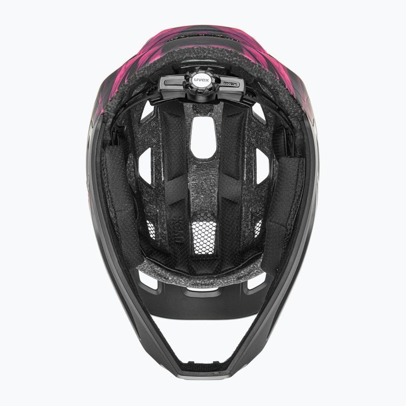 Casco da bici per bambini UVEX React Fullface Jr cranberry matt 6