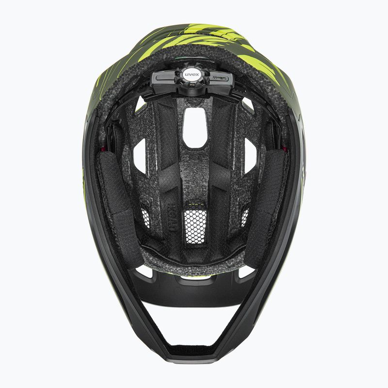 Casco da bici per bambini UVEX React Fullface Jr dark olive matt 6