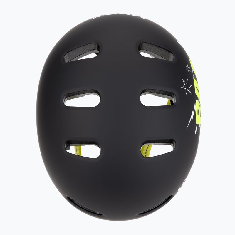 Casco per bambini UVEX Kid 4 Style bam black/lime matt 6