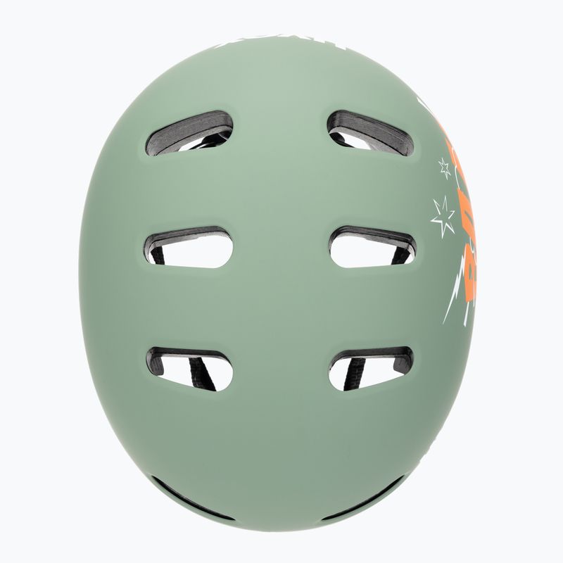 Casco per bambini UVEX Kid 4 Style bam moss green/papaya matt 6