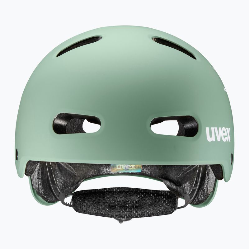 Casco per bambini UVEX Kid 4 Style bam moss green/papaya matt 2