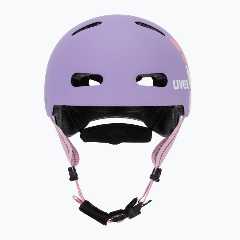 Casco per bambini UVEX Kid 4 Style flower lilac matte 2
