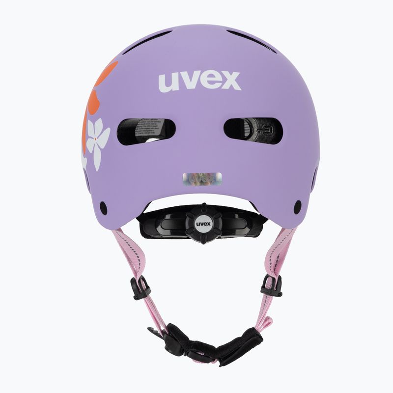 Casco per bambini UVEX Kid 4 Style flower lilac matte 4