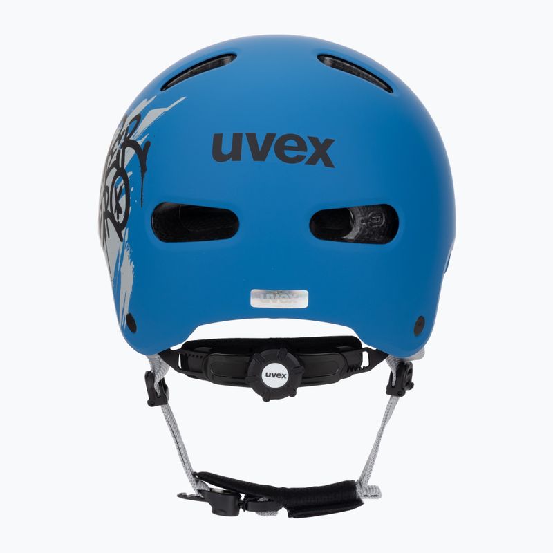 Casco per bambini UVEX Kid 4 Style super hero blue matt 4