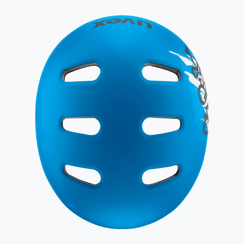 Casco per bambini UVEX Kid 4 Style super hero blue matt 4