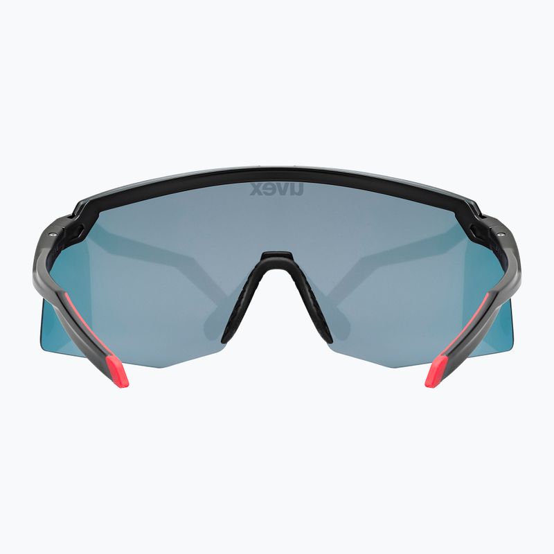 Occhiali da sole UVEX Pace Stage black matt/mirror red 4