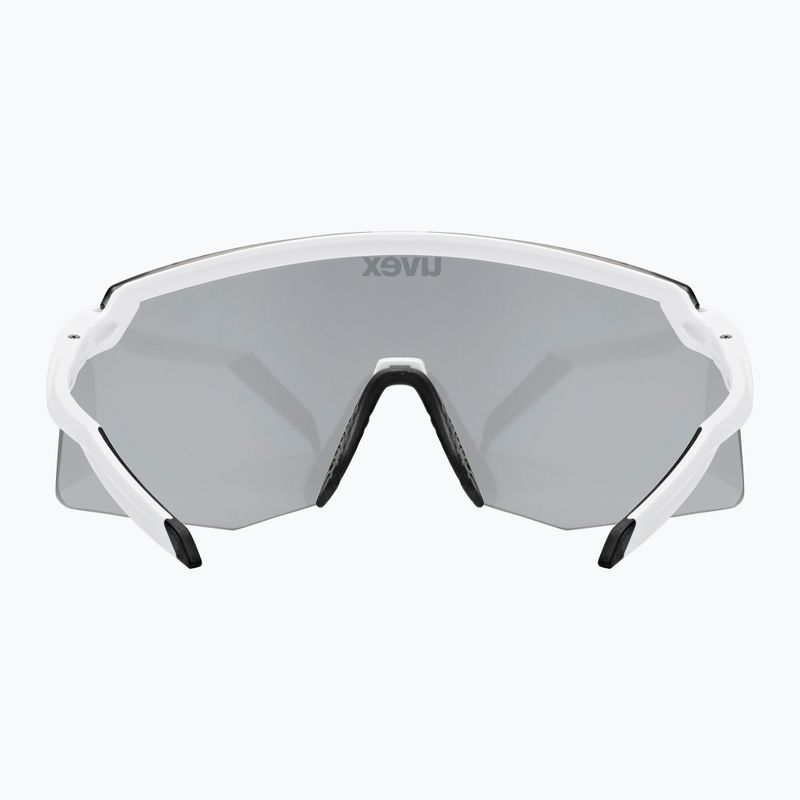 Occhiali da sole UVEX Pace Stage white matt/mirror silver 4