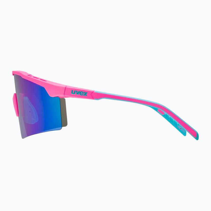 Occhiali da sole UVEX Flowline pink matt/mirror blue 2