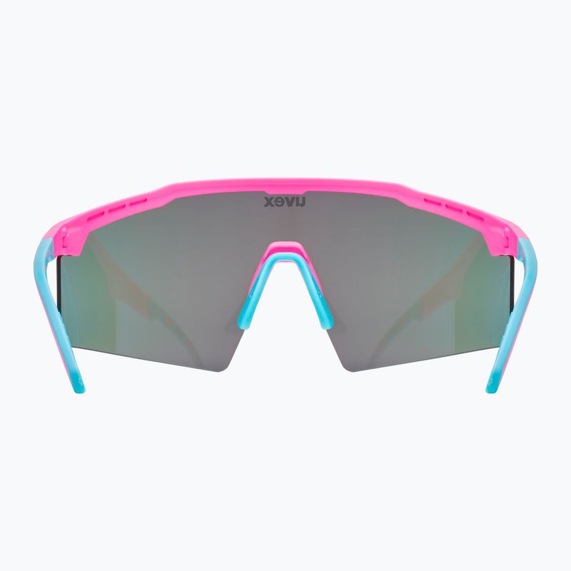 Occhiali da sole UVEX Flowline pink matt/mirror blue 4